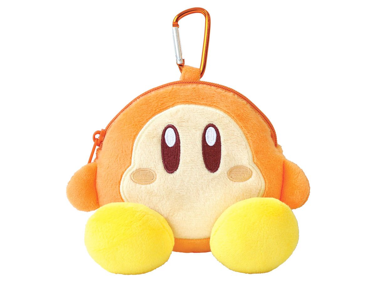 Kirby Of The Stars Plush Zipper Mascot With Carabiner Waddle Dee