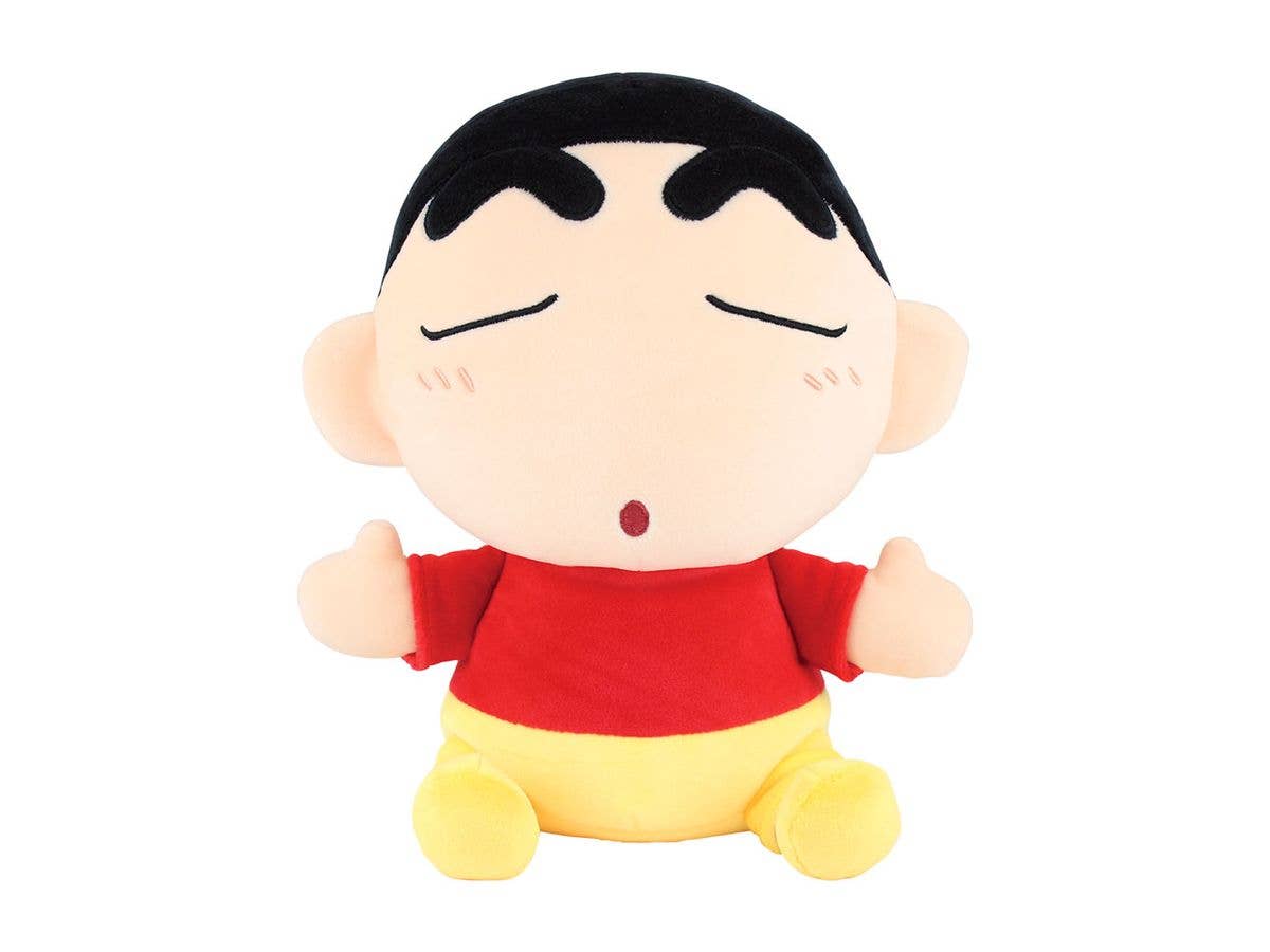 Crayon Shin-chan: Sitting Mugyumocchi Plush Toy Shin-chan