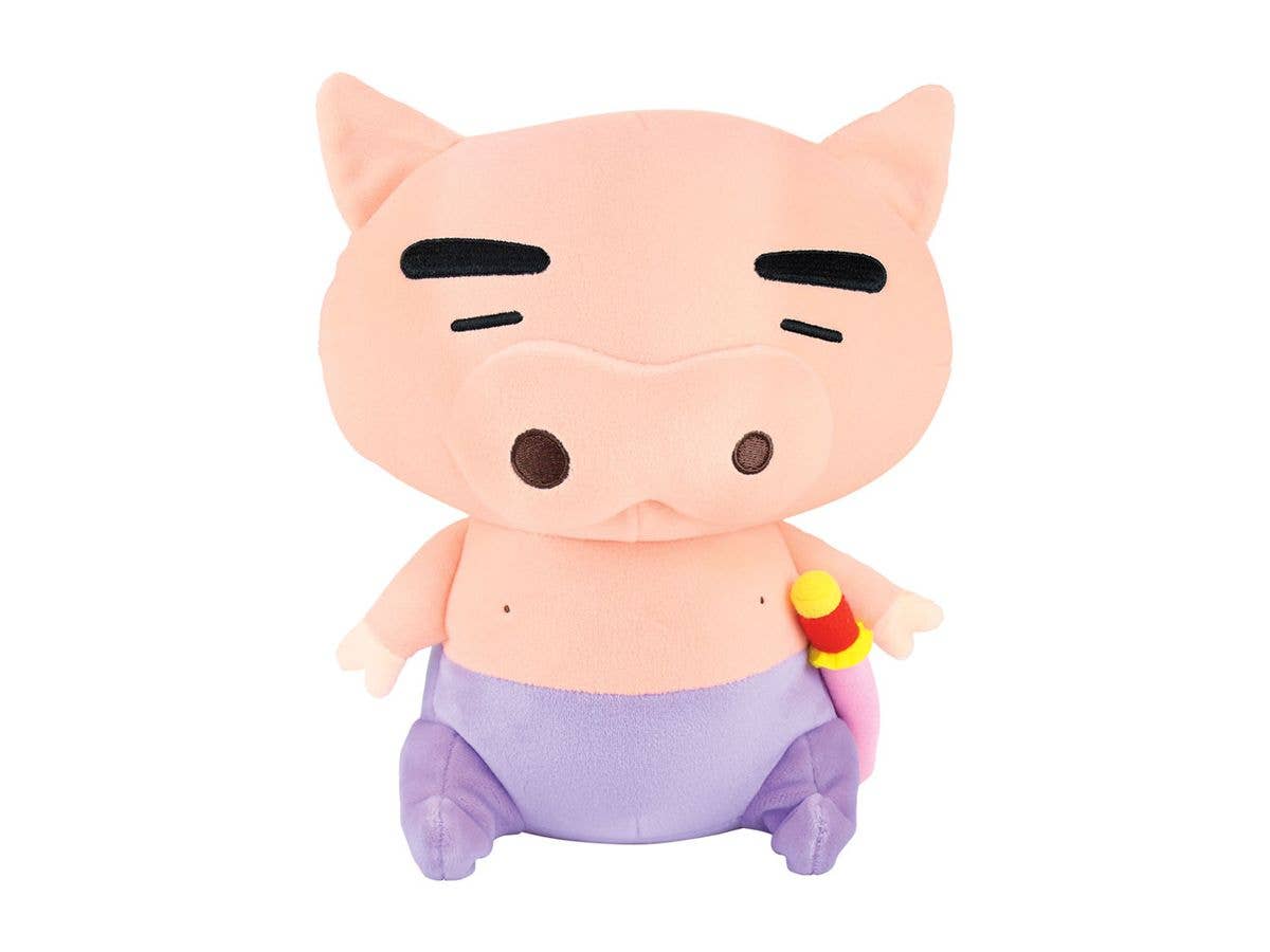 Crayon Shin-chan: Sitting Mugyumocchi Plush Toy Buriburizaemon