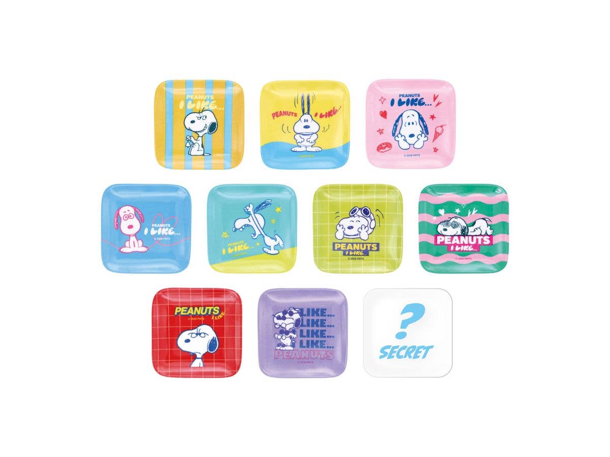 Snoopy: Collection Mini Trays I like... 1 Box 10pcs