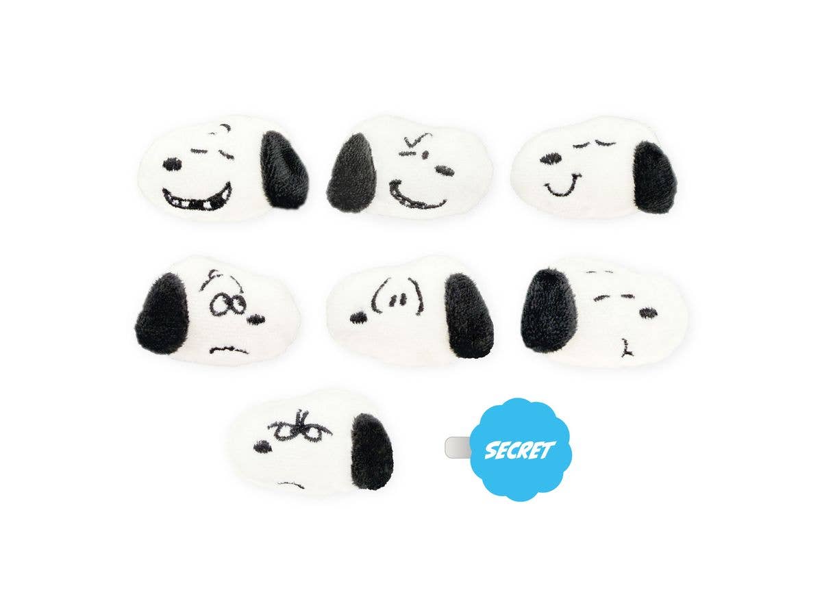Snoopy: Secret Mascot Hair Clips I like... 1 Box 8pcs