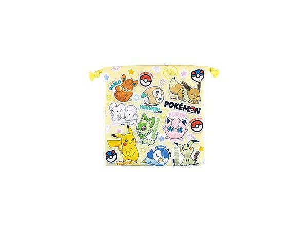 Pokemon: Flat Drawstring Bag Stickers / Pop