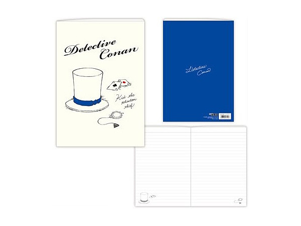 Detective Conan B6 Notebook (Motif Pattern Kid)