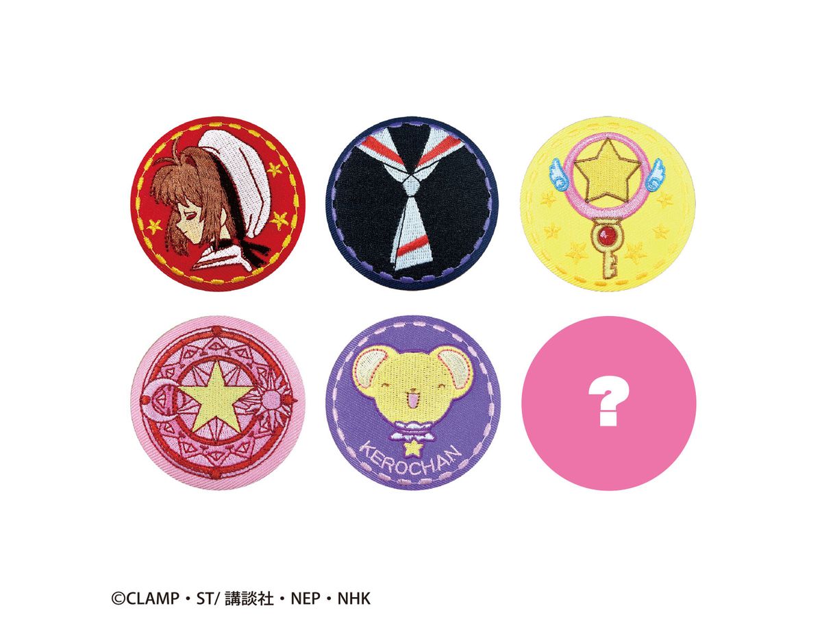 Cardcaptor Sakura: Trading Embroidered Can Badge (Cardcaptor Sakura Vol.2): 1Box (6pcs)