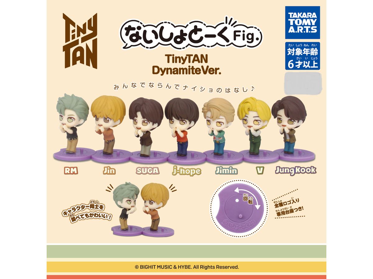 Secret Talk Fig. TinyTAN Dynamite Ver. 1Box (6pcs)