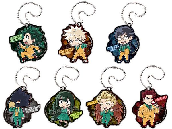 My Hero Academia: Deformed Party Time! Acrylic Keychain Vol.2: 1Box (7pcs)