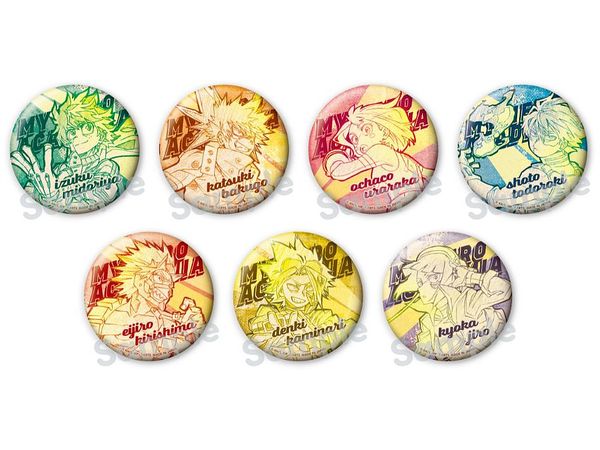 My Hero Academia: Color Palette Dispatch! Trading Can Badge: 1Box (7pcs)