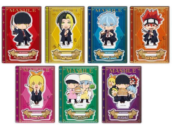 Mashle: Magic and Muscles: Pepakura Trading Acrylic Stand 1Box 7pcs