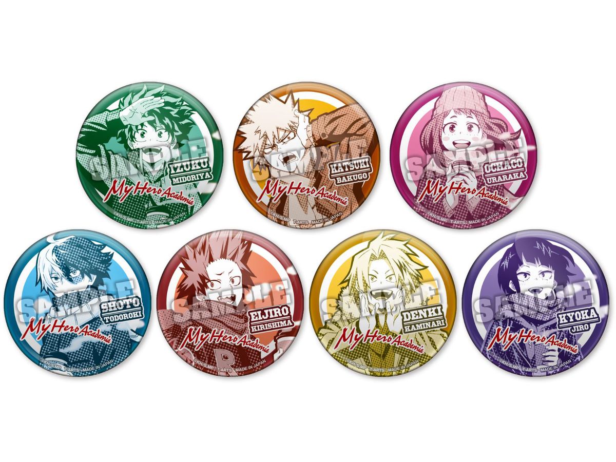 My Hero Academia: Color palette Holiday Can Badge 1Box 7pcs
