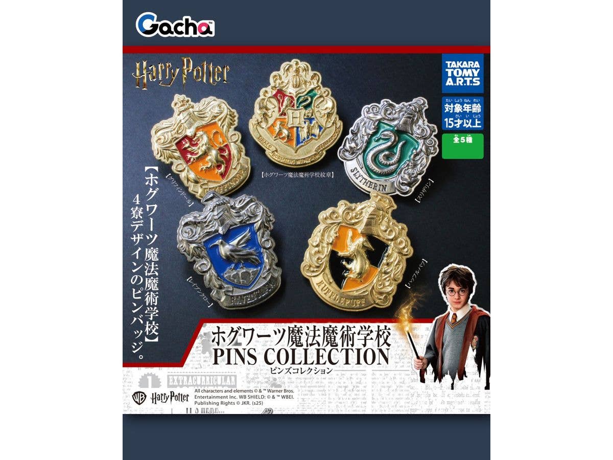 Harry Potter Hogwarts School of Witchcraft and Wizardry Pin Collection 1Box 8pcs