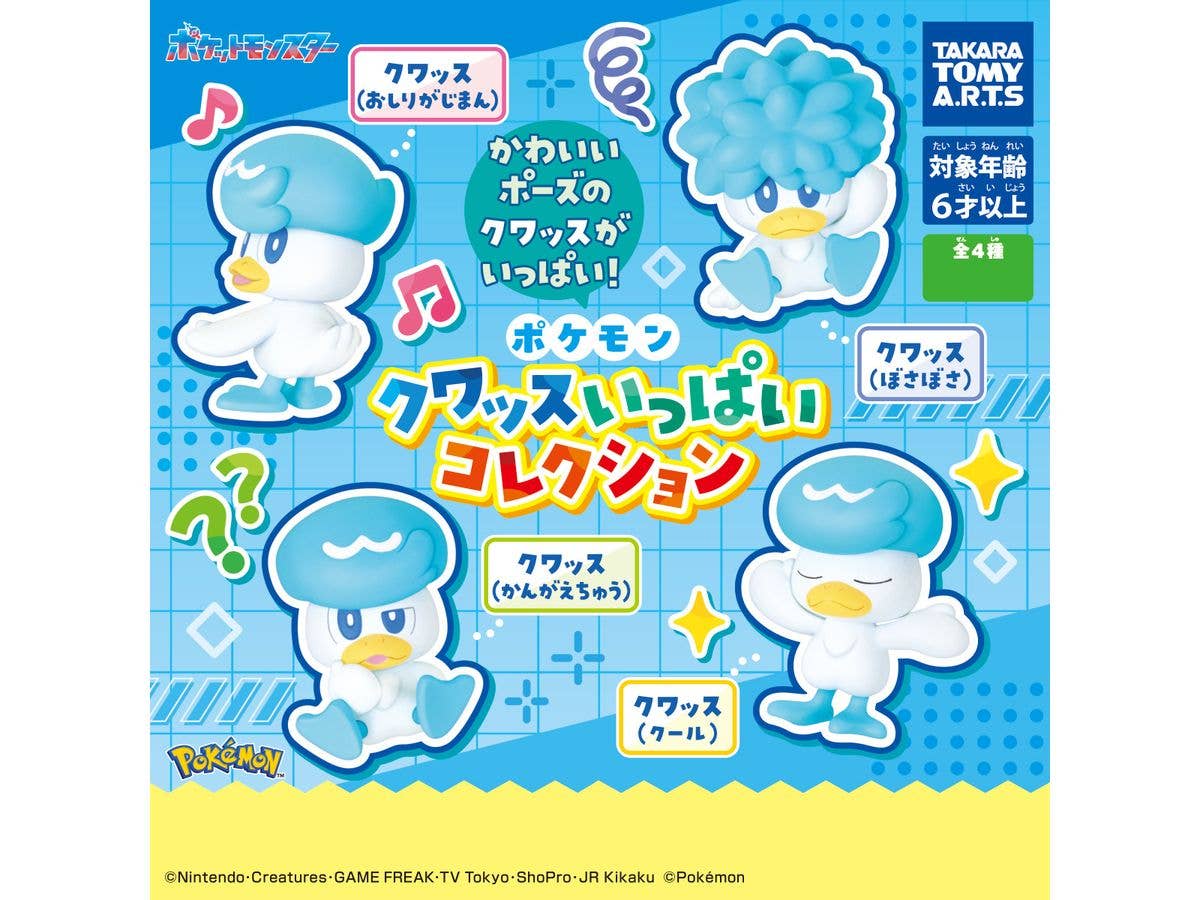 Pokemon Quassu Collection: 1Box (8pcs)