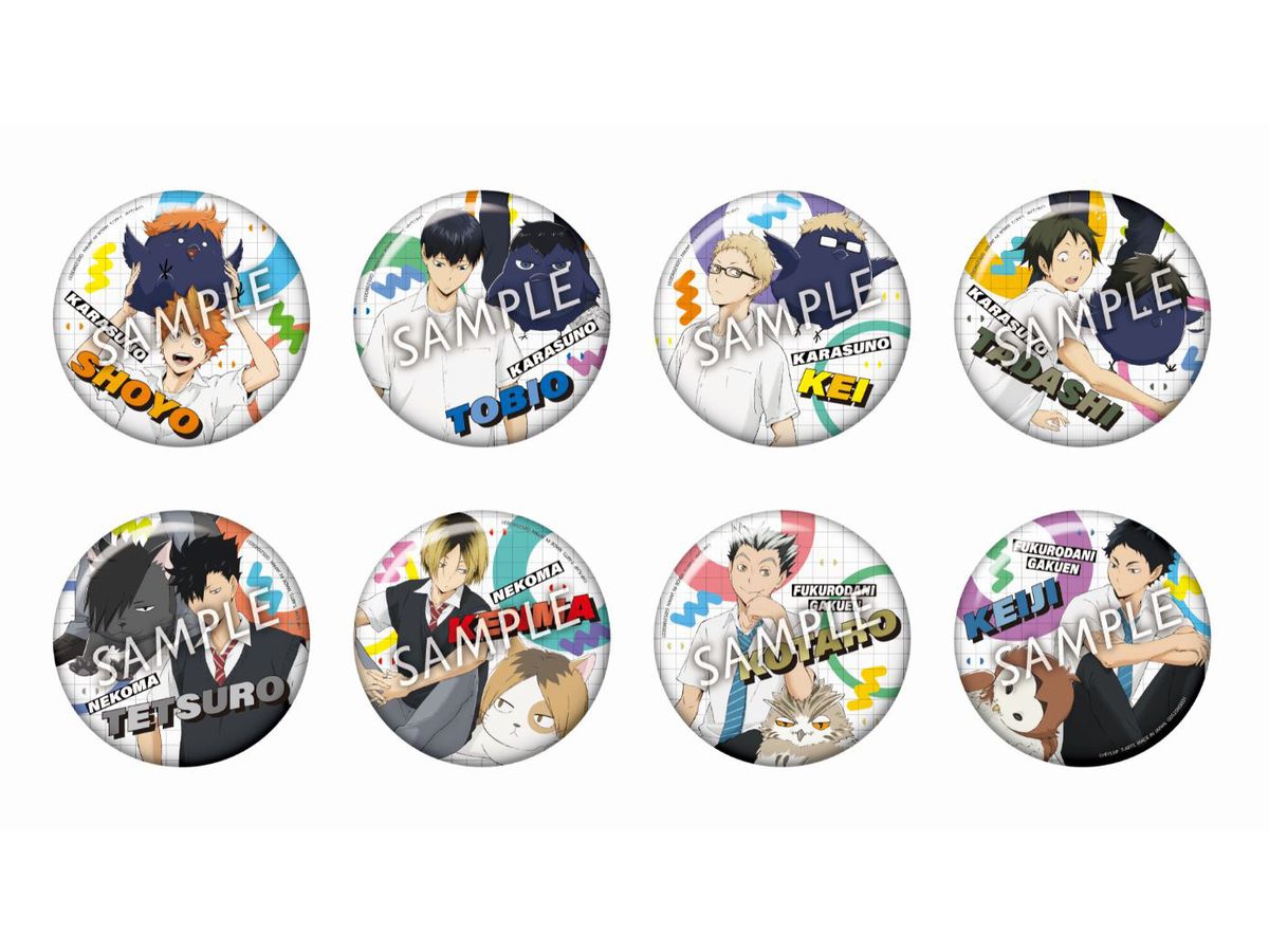 Haikyu!!: Karapare Mascot Trading Badges 1Box 10Pcs