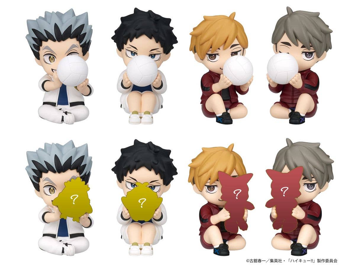PERIHAPI! Hide & Seek Haikyu!!! Fukurodani Academy / Inarizaki 1Box 8pcs