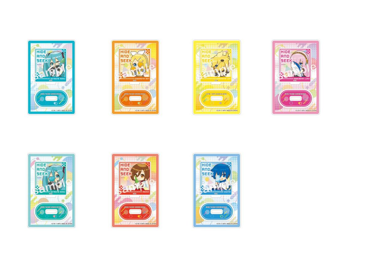 Hatsune Miku: Hide&Seek Trading Acrylic Stand 1Box 7Pcs