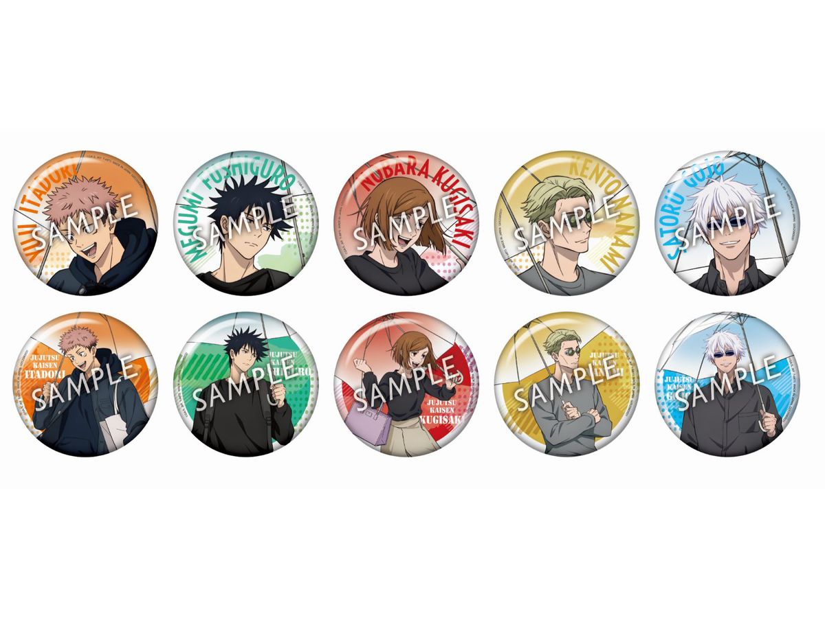 Jujutsu Kaisen: Umbrella Trading Badges 1Box 10Pcs