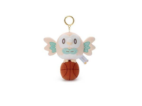 Poke Peace Cheering Charm Mascot Rowlet