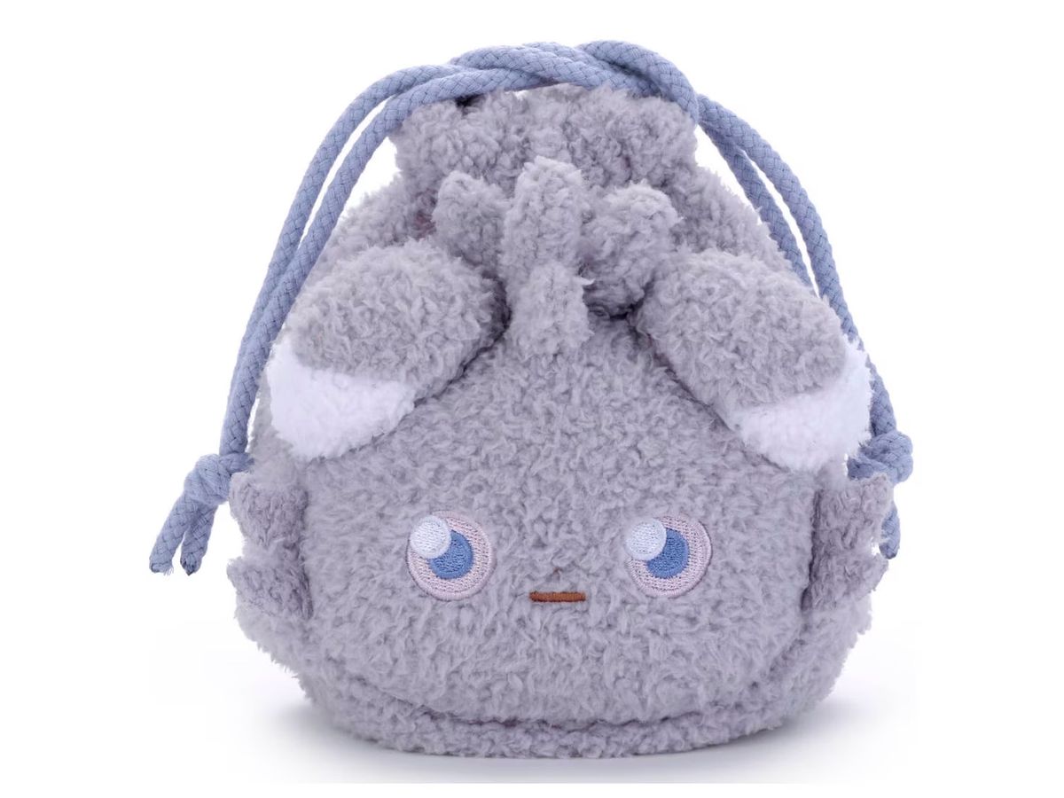 Pokepiece stuffed animal drawstring bag Meowspur