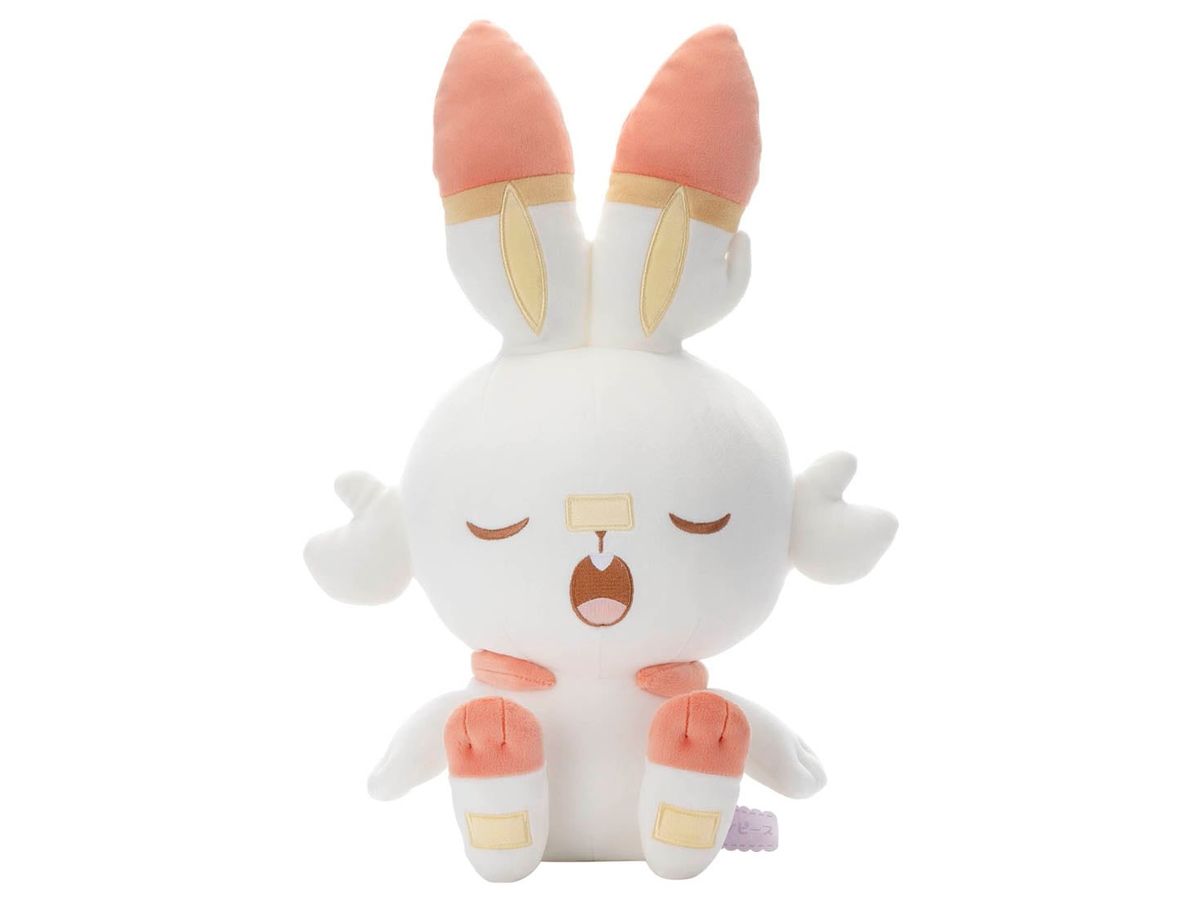 Poke Peace Plush (Good Night Ver.) Scorbunny
