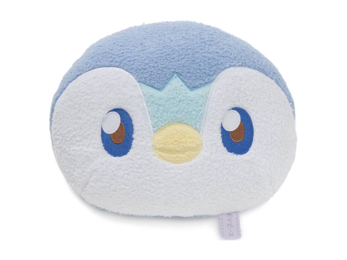 Pokepiece Stuffed Toy Face cushion Piplup