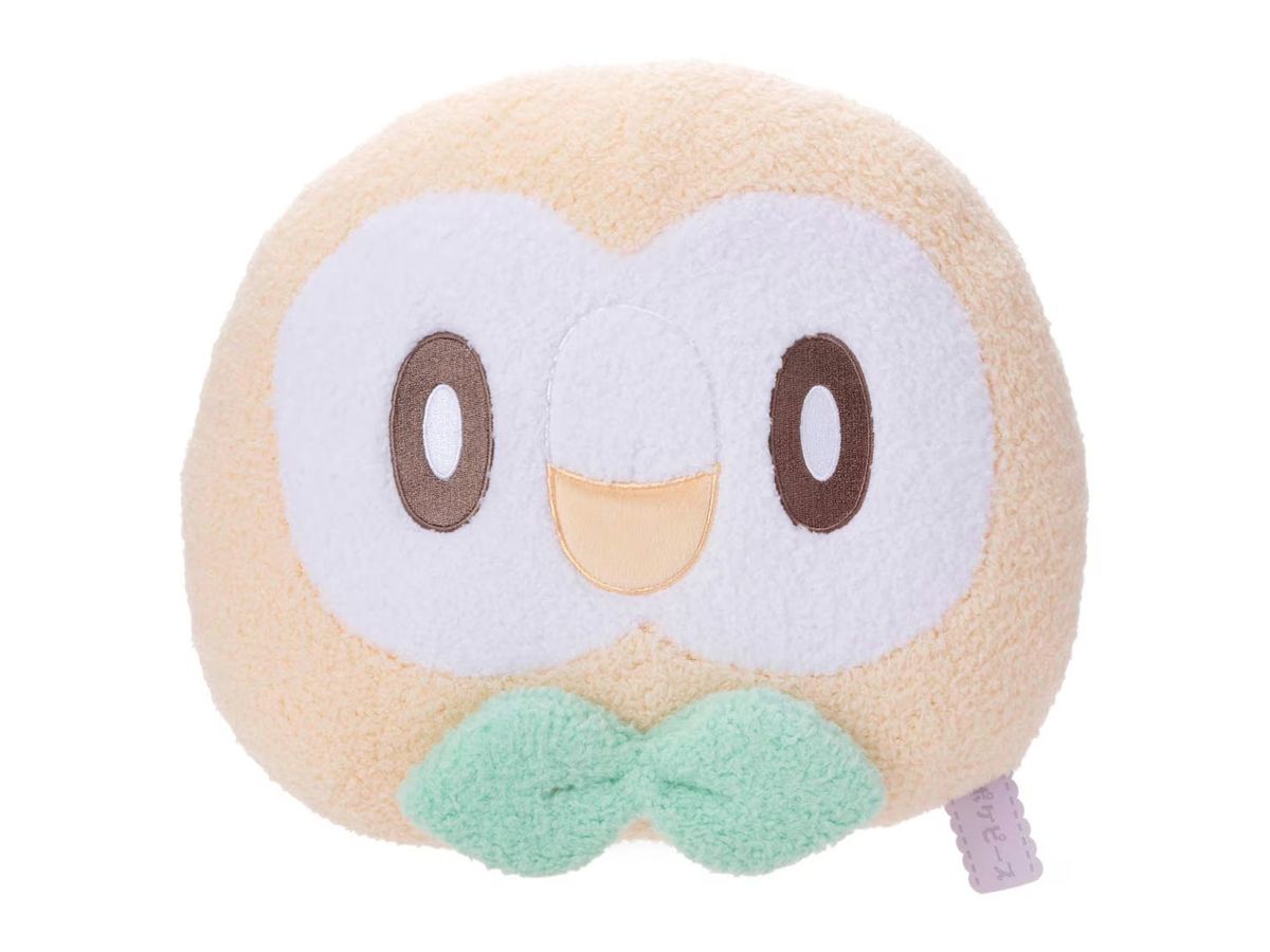 Pokepiece Stuffed Toy Face cushion Rowlet