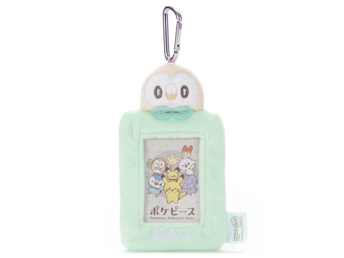 Poke Piece Stuffed Card Case: Rowlet