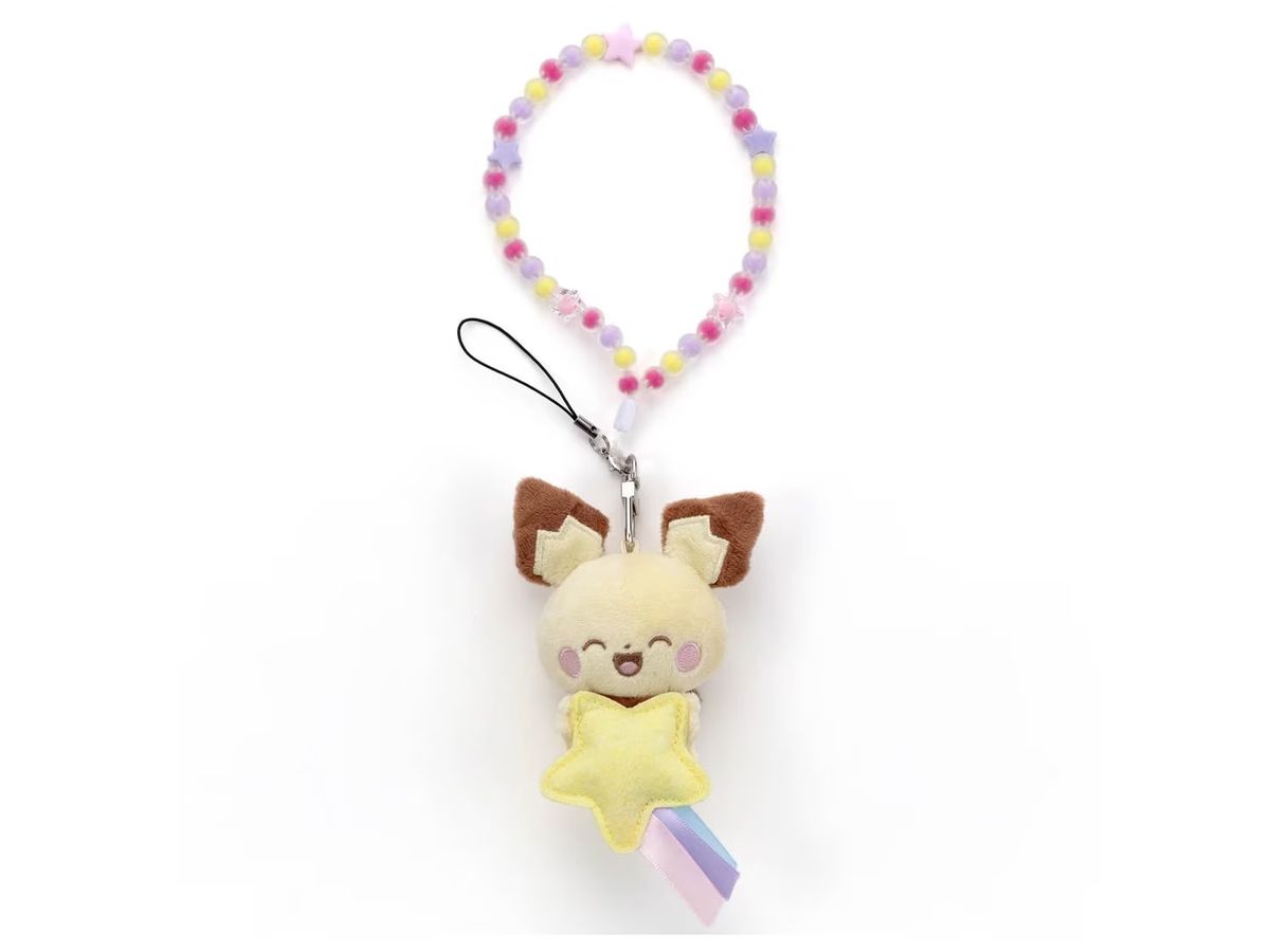 Poke Peace Stuffed Strap (Star Ver.): Pichu