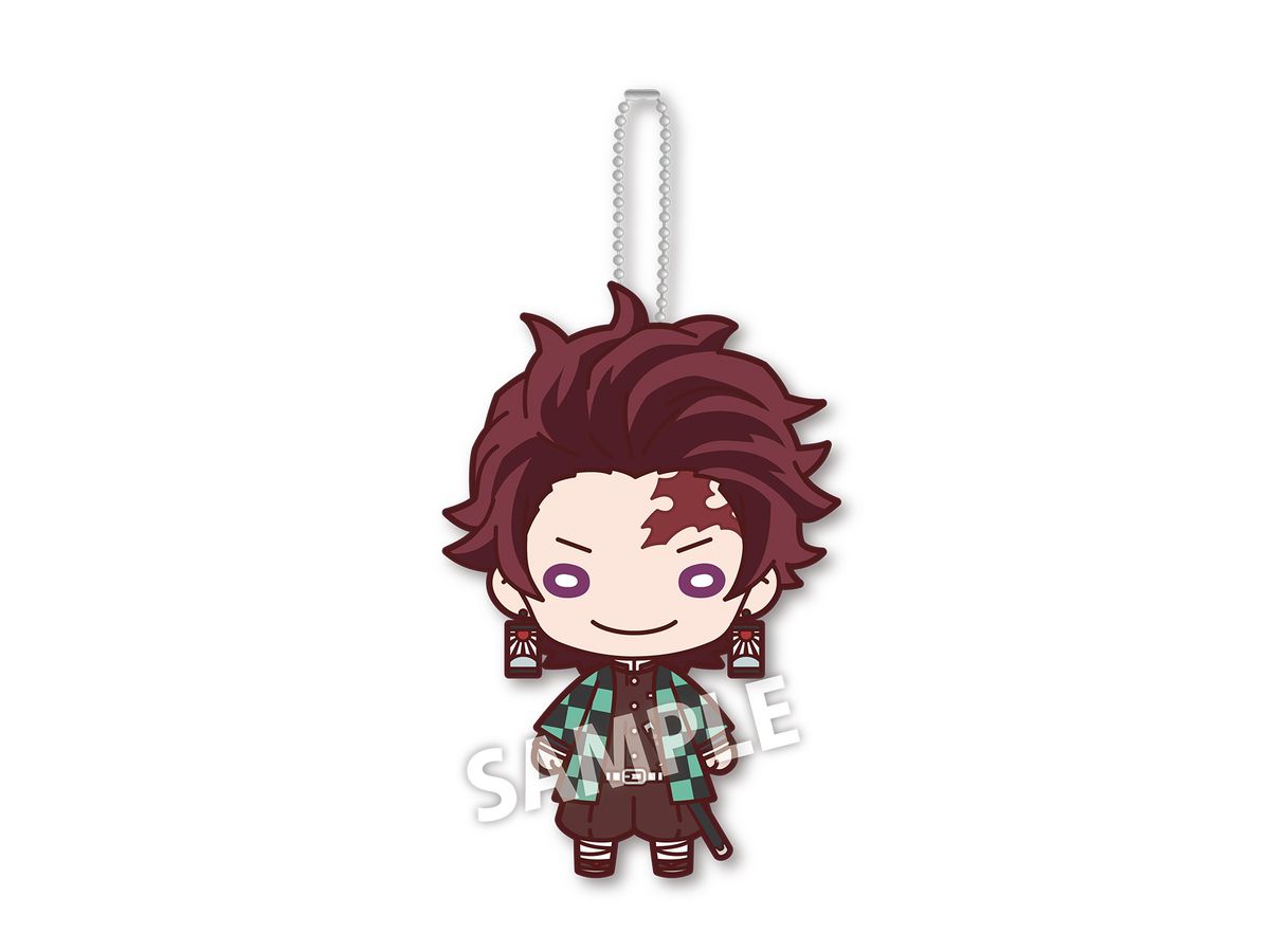 Nitotan Demon Slayer: Kimetsu no Yaiba: Plush Toy with Ball Chain Tanjiro