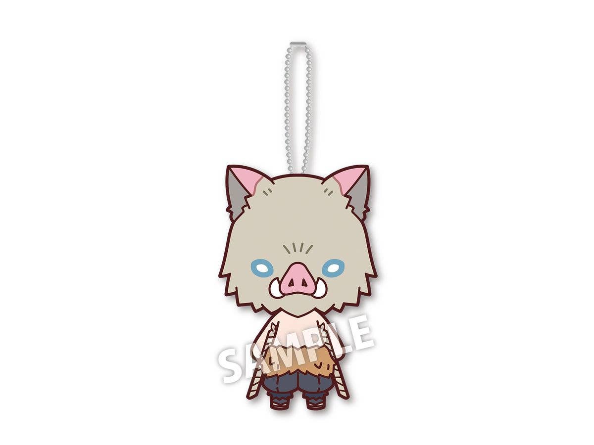 Nitotan Demon Slayer: Kimetsu no Yaiba: Plush Toy with Ball Chain Inosuke