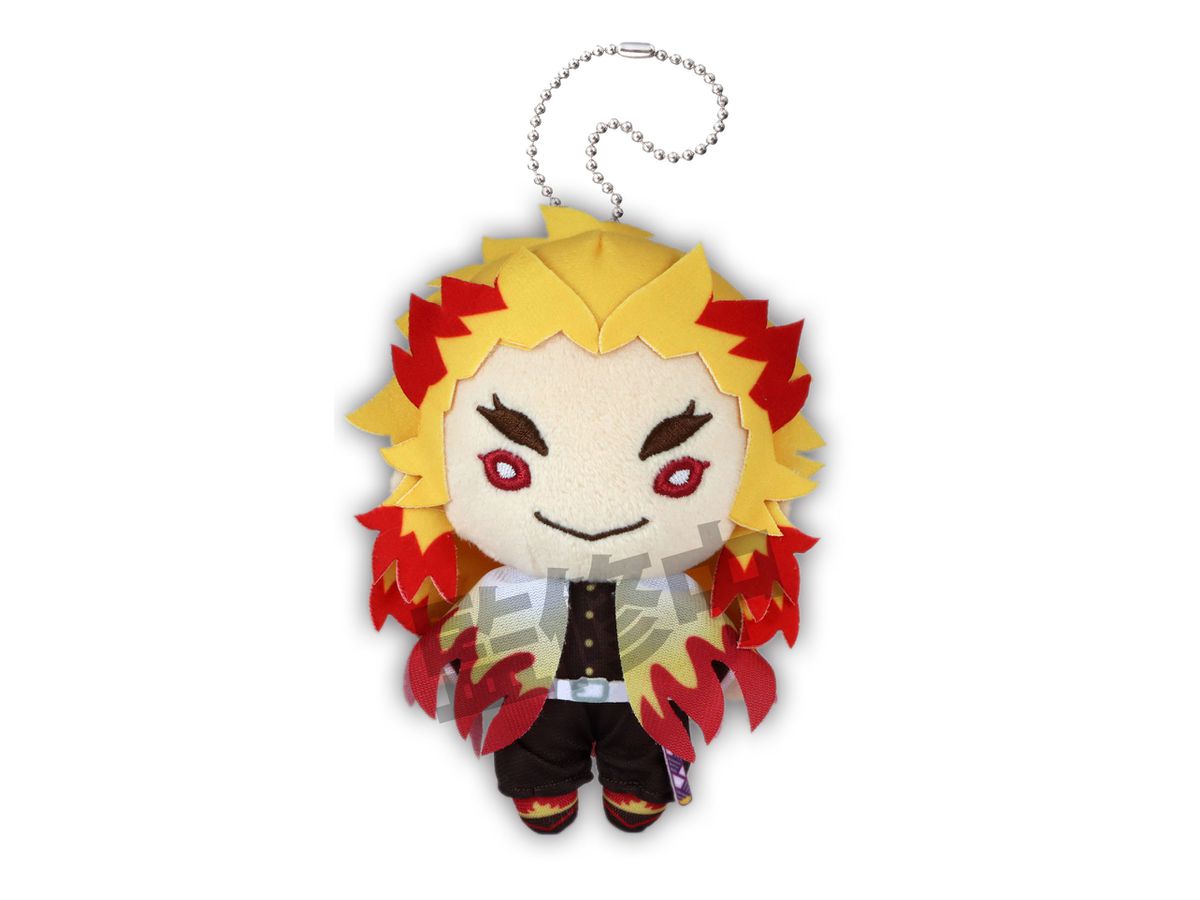 Demon Slayer: Kimetsu no Yaiba: Nitotan Plush Toy with Ball Chain Kyojuro Rengoku