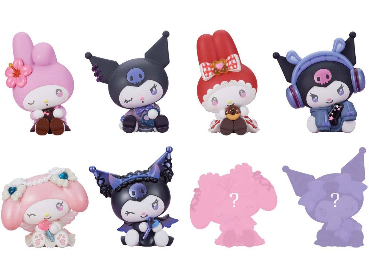 PERIHAPI! Katazun Hug. My Melody & Kuromi 1Box 8pcs