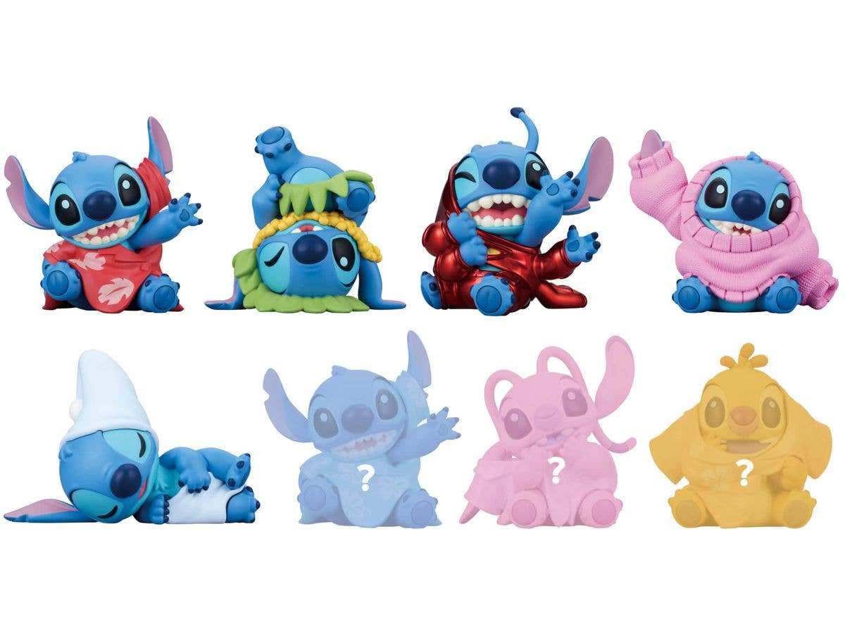 PERIHAPI! Changing Clothes Disney Stitch 1Box 8pcs
