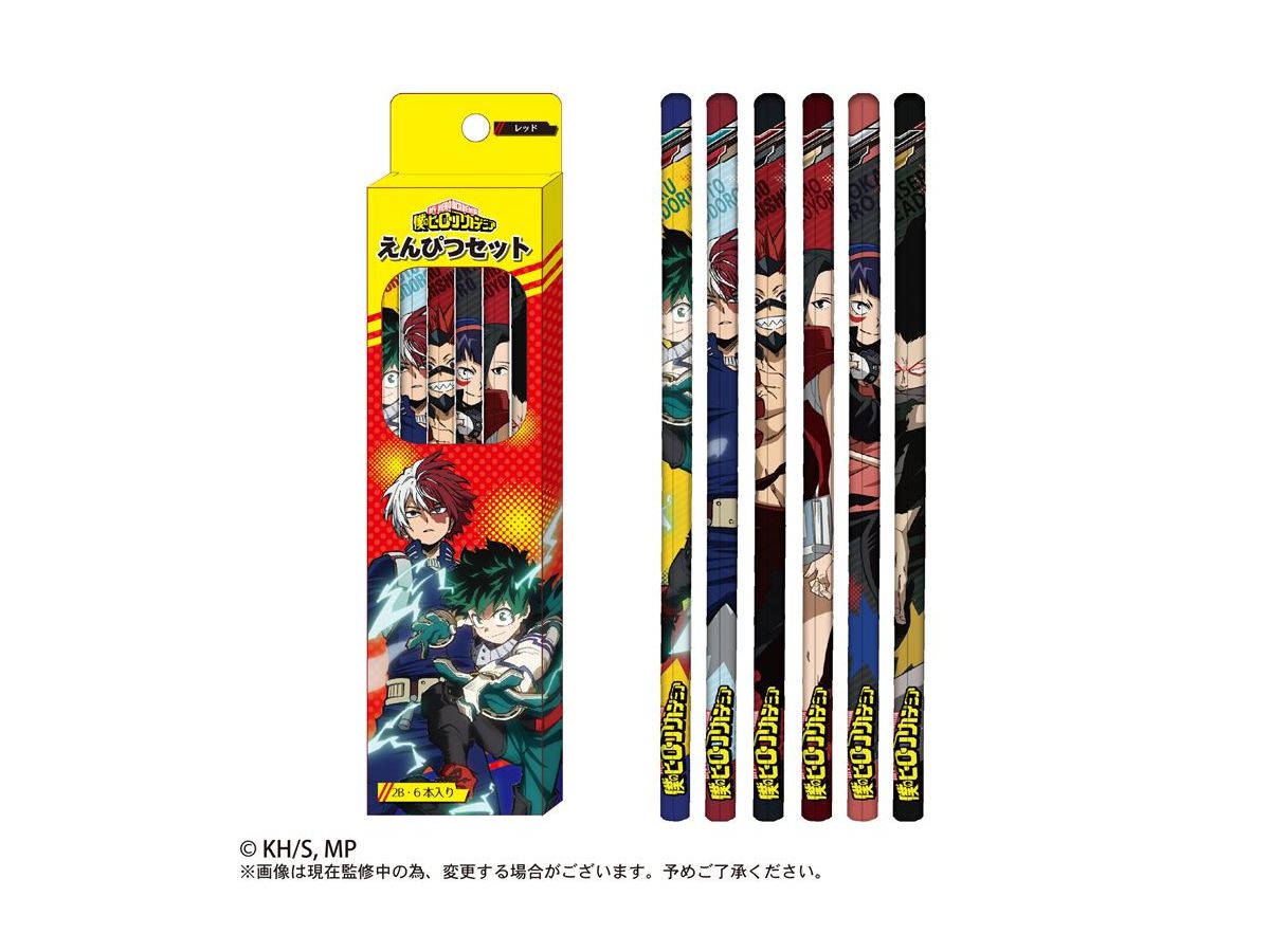 My Hero Academia: Pencil Set B Red