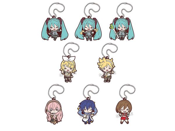 Hatsune Miku: Nitotan Rubber Mascot 1Box 8Pcs