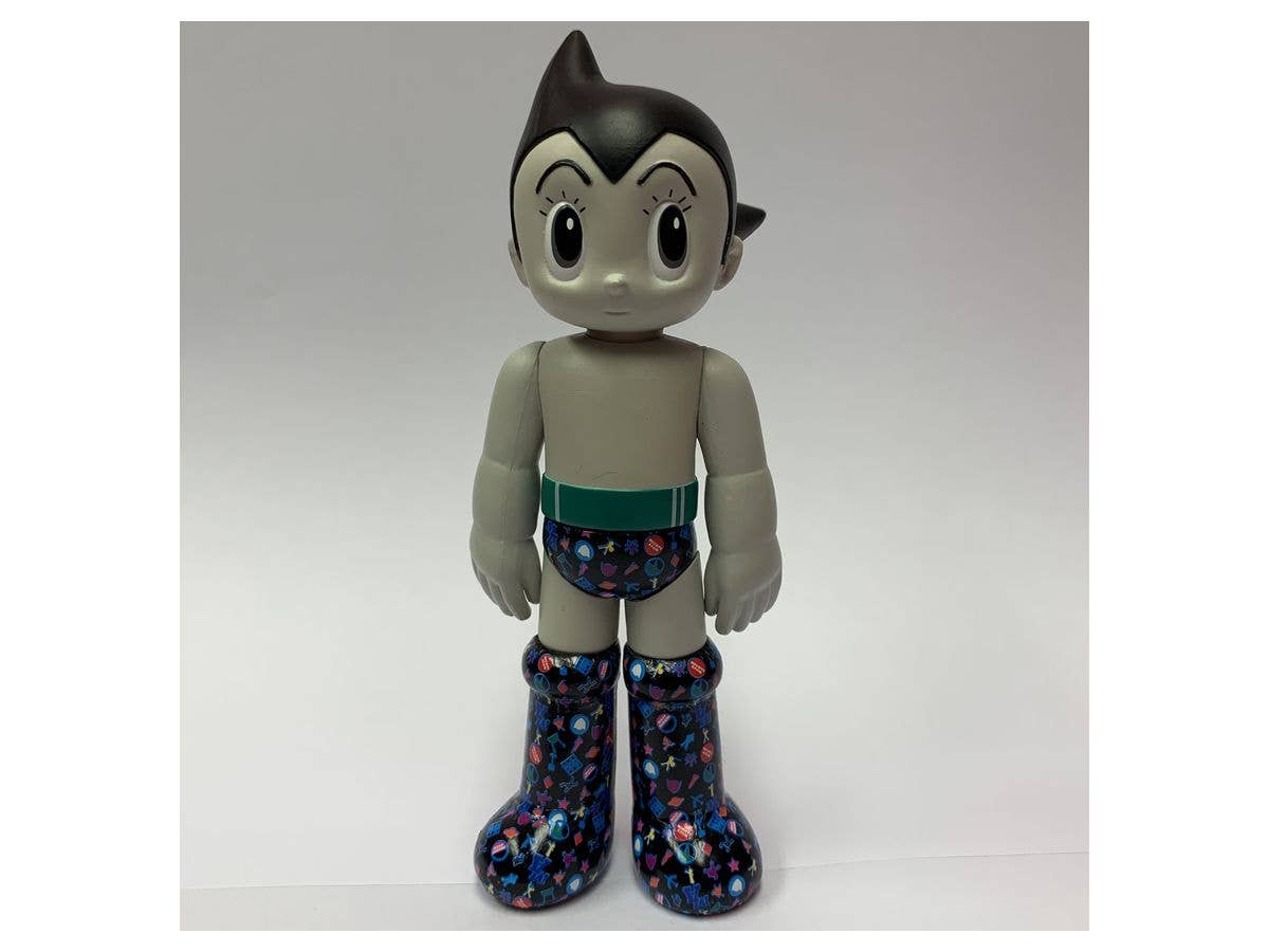 Astro Boy Standing W Pattern Gray Ver. 13.5cm PVC