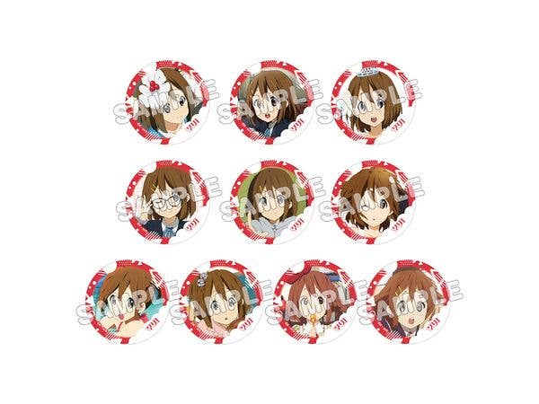K-On!: Trading Can Badge / Yui 1 Box 10pcs