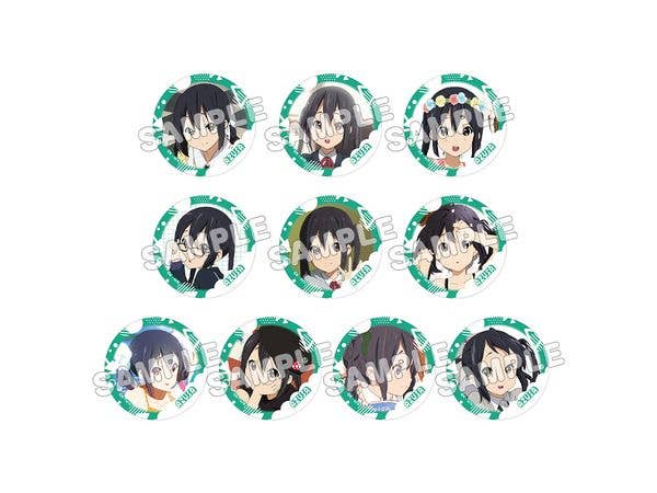 K-On!: Trading Can Badge / Azusa 1 Box 10pcs