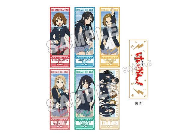 K-On!: Trading Ticket Style Cards / School Uniforms 1 Box (6 cards)