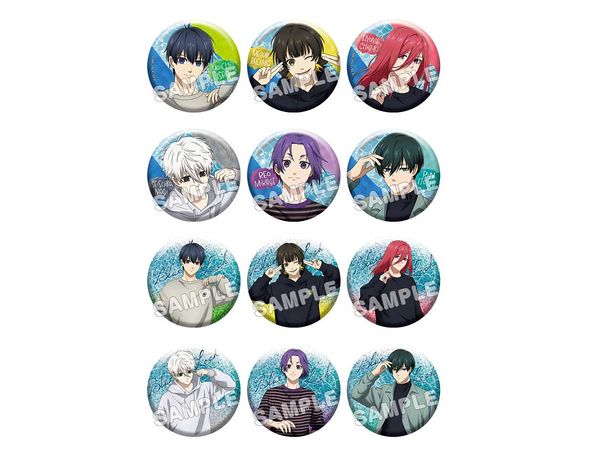 BLUE LOCK Original Illustration Trading Can Badge Collection 1Box 7pcs