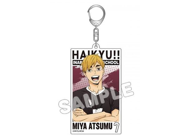 Haikyu!!: Acrylic Big Tag Keychain / Atsumu Miya