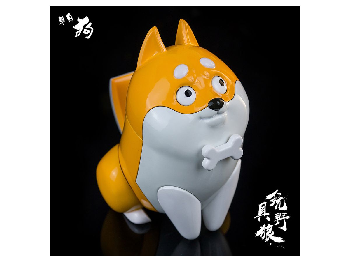 Toy Wolf Single Dog Transforming Alloy Figure