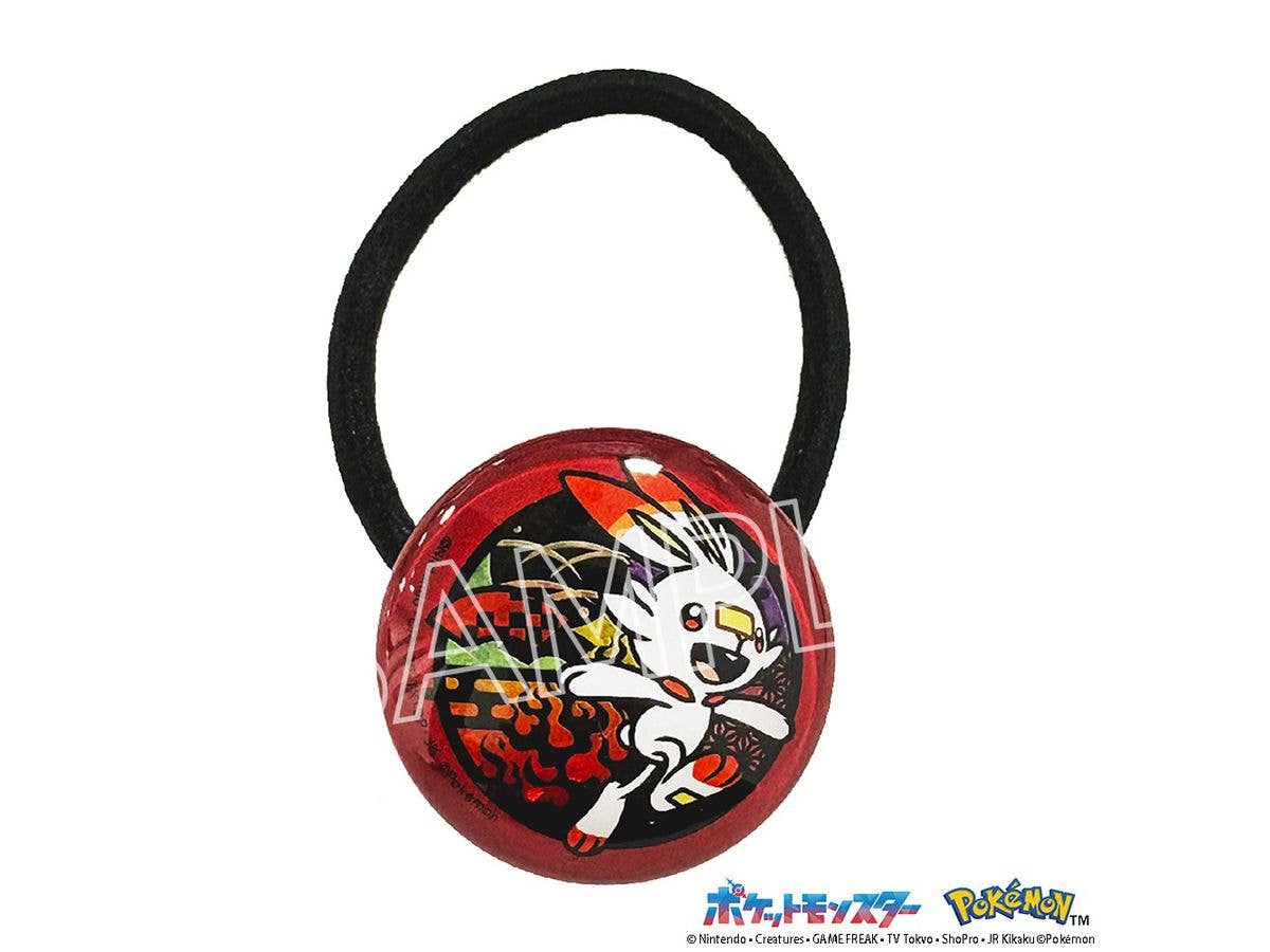 Pokemon: Paper Cutting Series - Glitter Hair Tie - Scorbunny