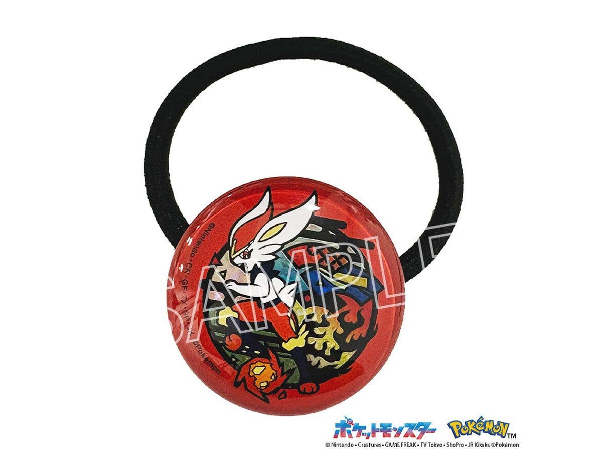 Pokemon: Paper Cutting Series - Glitter Hair Tie - Cinderace