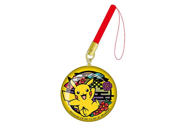 Pokemon Kirie Series Glass Netsuke Pikachu (Reissue)
