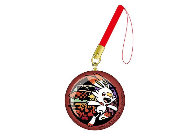 Pokemon Kirie Series Glass Netsuke Hibani (Reissue)