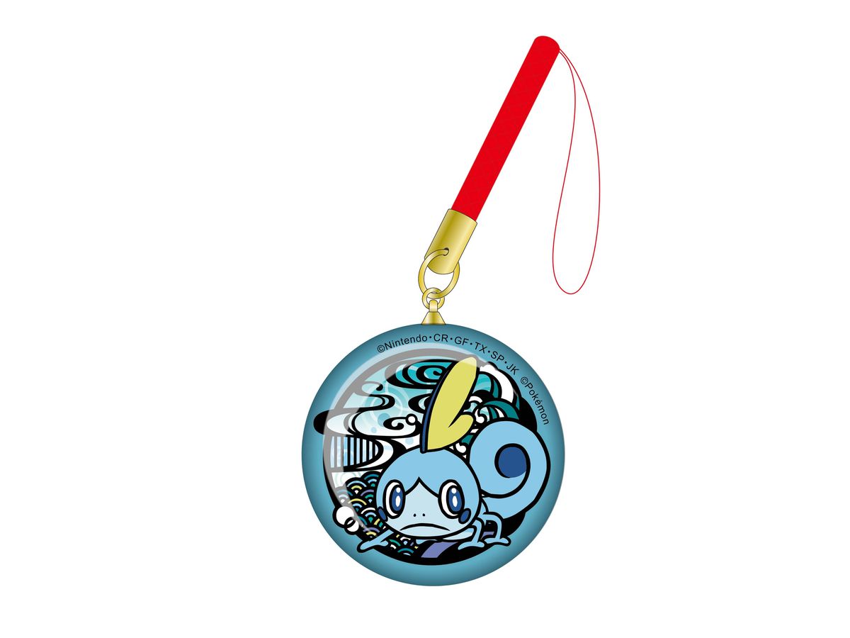 Pokemon: Kirie Series Glass Netsuke Sobble (Reissue)