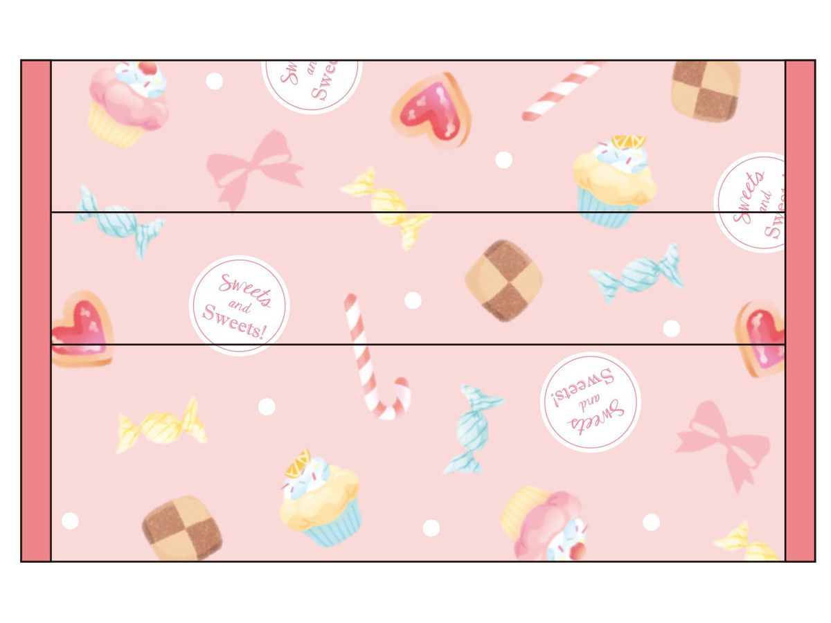 Mask Cover (S) A Sweets Pink