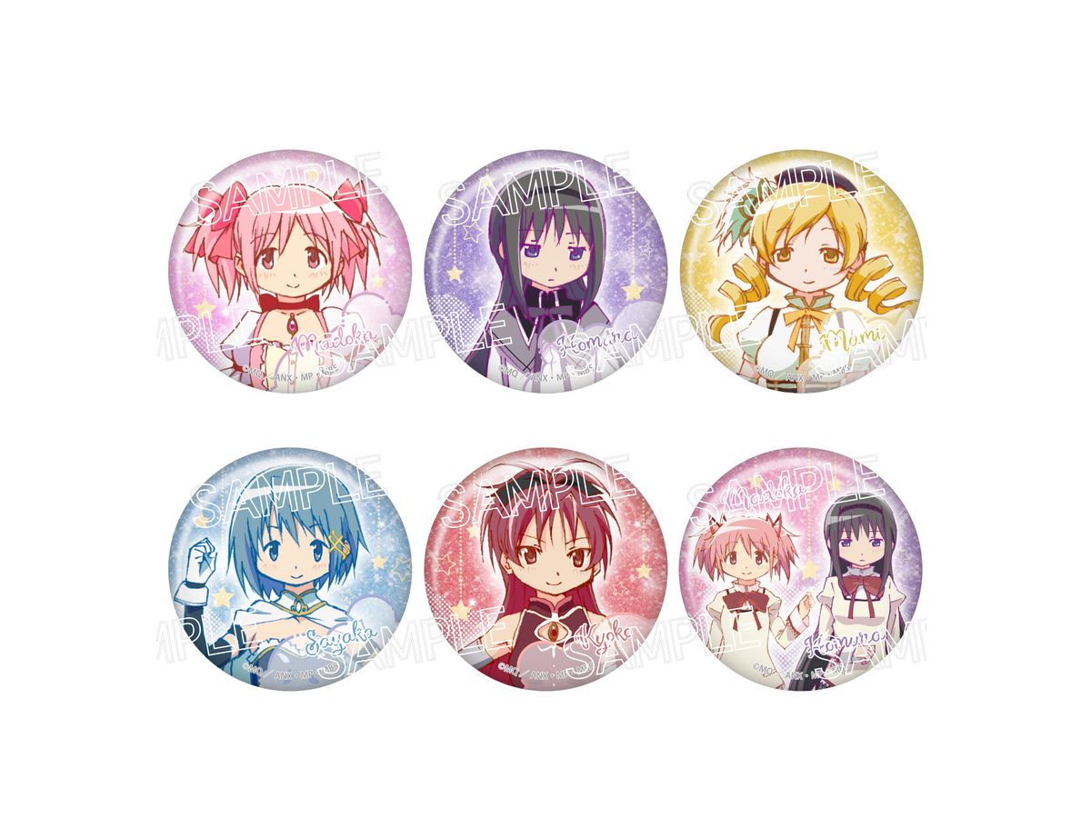Puella Magi Madoka Magica: Shine Series Glitter Can Badge 1Box 6Pcs