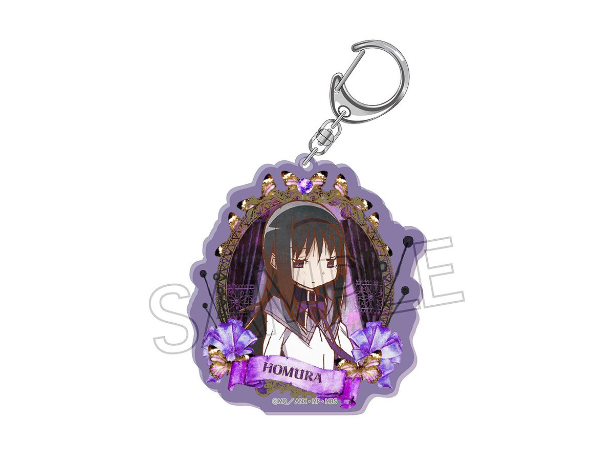 Puella Magi Madoka Magica: Vintage Series Acrylic Keychain Homura Akemi