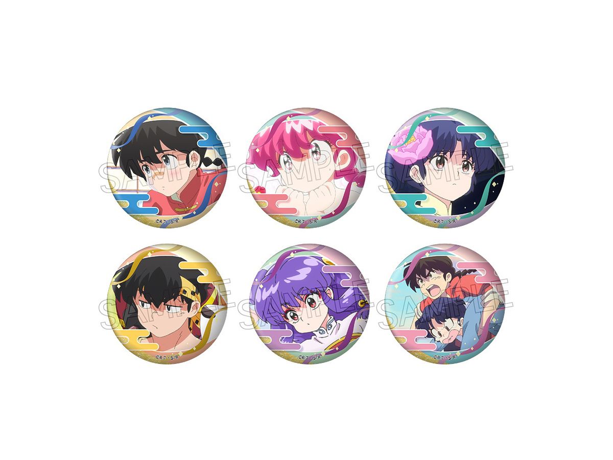Ranma 1/2: Hundred Faces Can Badge 1Box 6Pcs