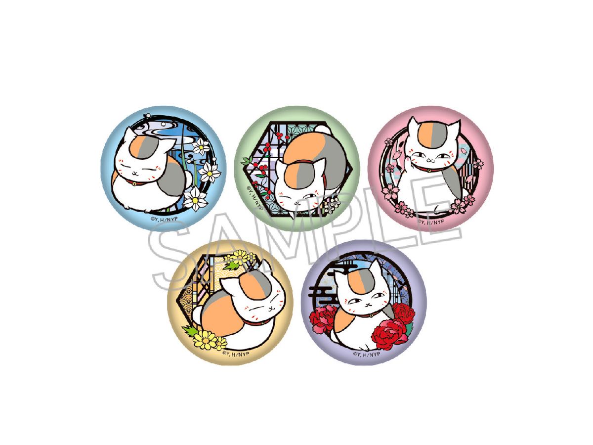 Natsume's Book Of Friends: Paper-Cut Series Vol.8 Japanese Paper Style Tin Badge 1Box 10Pcs
